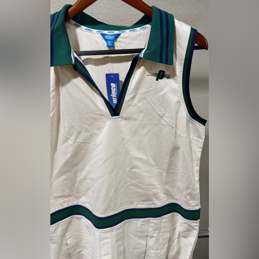 NWT Prince Sports Women's Collared Pickleball Pleated Athletic Sports Dress 2XL - Picture 2 of 5